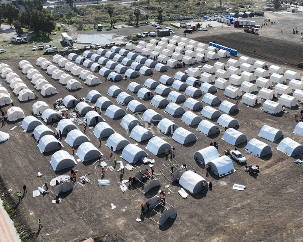 Varol Tent refugee camp city