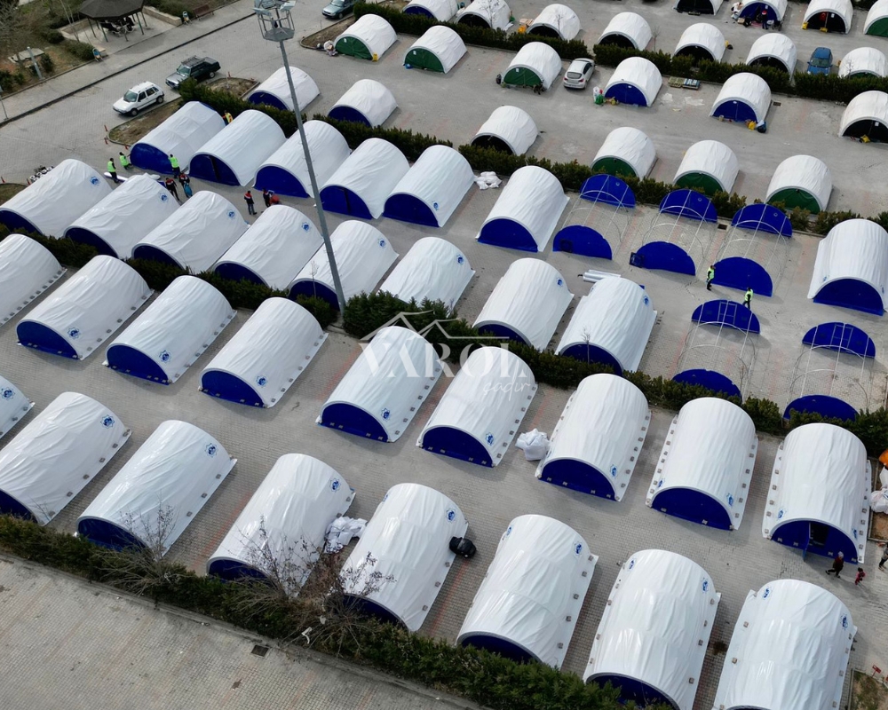 Varol Tent refugee camp city