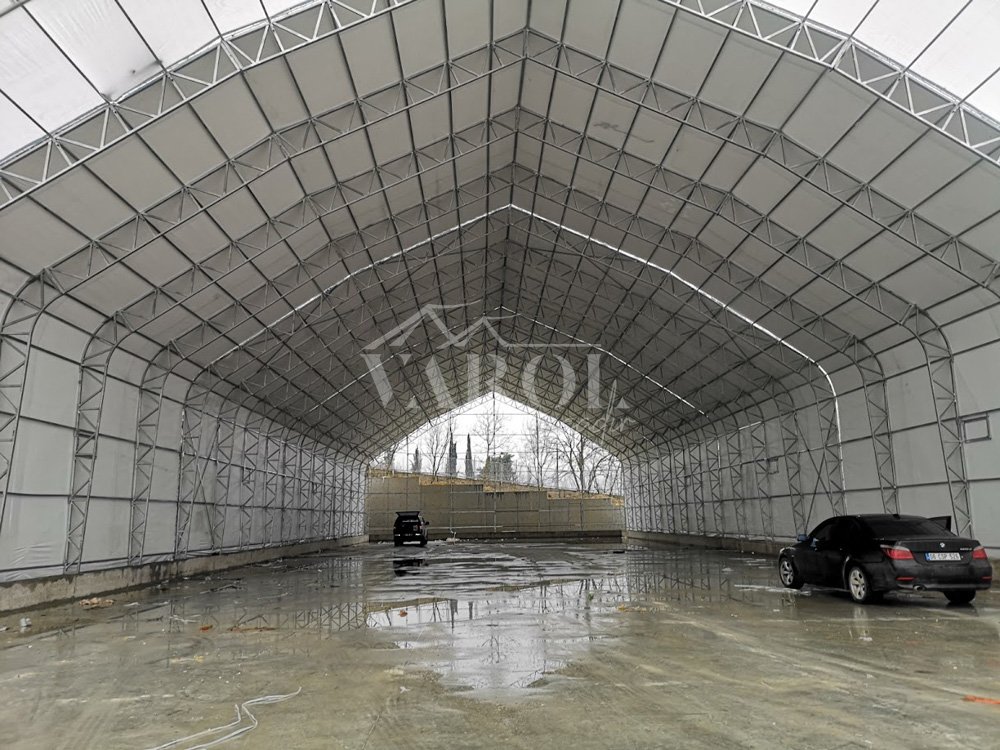 Tent aircraft hangar tent