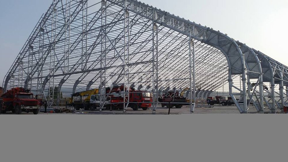 Tent aircraft hangar tent