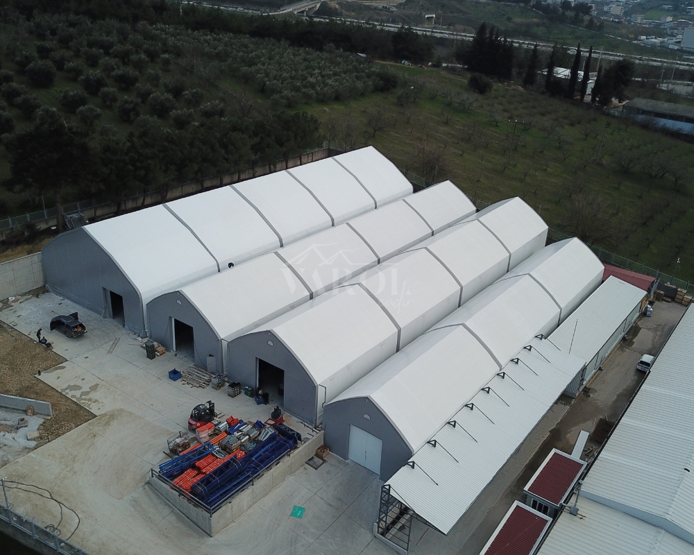 Heavy-Duty Industrial Warehouse Tents