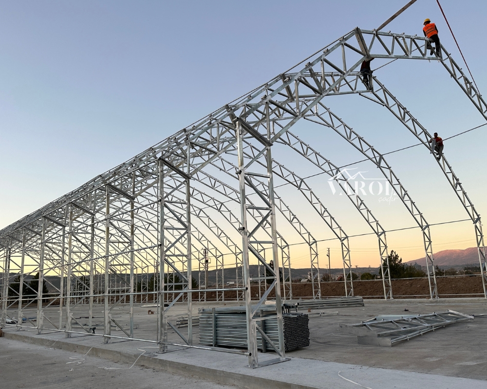 Heavy-Duty Industrial Warehouse Tents