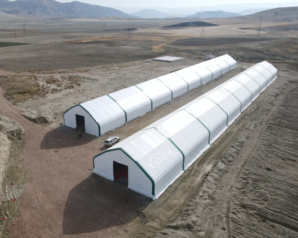 Heavy-Duty Industrial Warehouse Tents